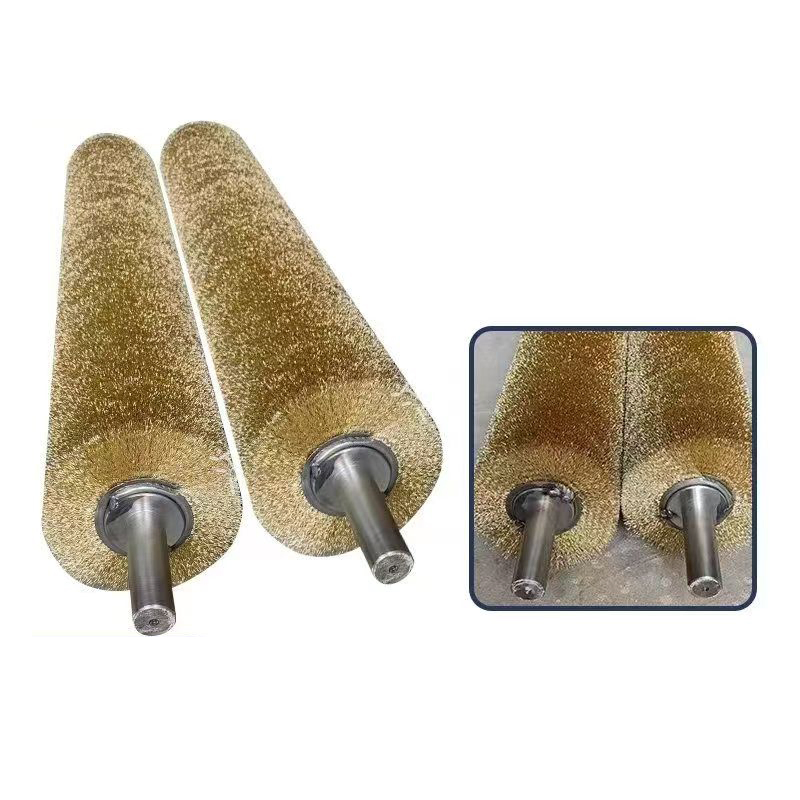 Промышленная стальная щетка-ролик для полировки и очистки