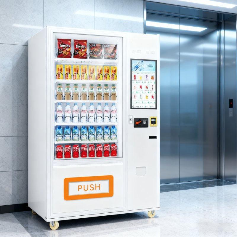 Bandeng Large Inventory Office Dinrk Food Automatic Vending Machine
