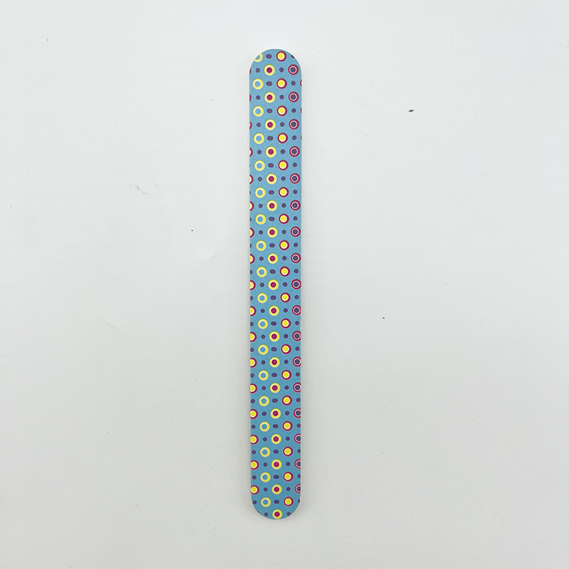 EVA Colorful Patterns Durable Fingernail Files Manicure Double Sided Nail File