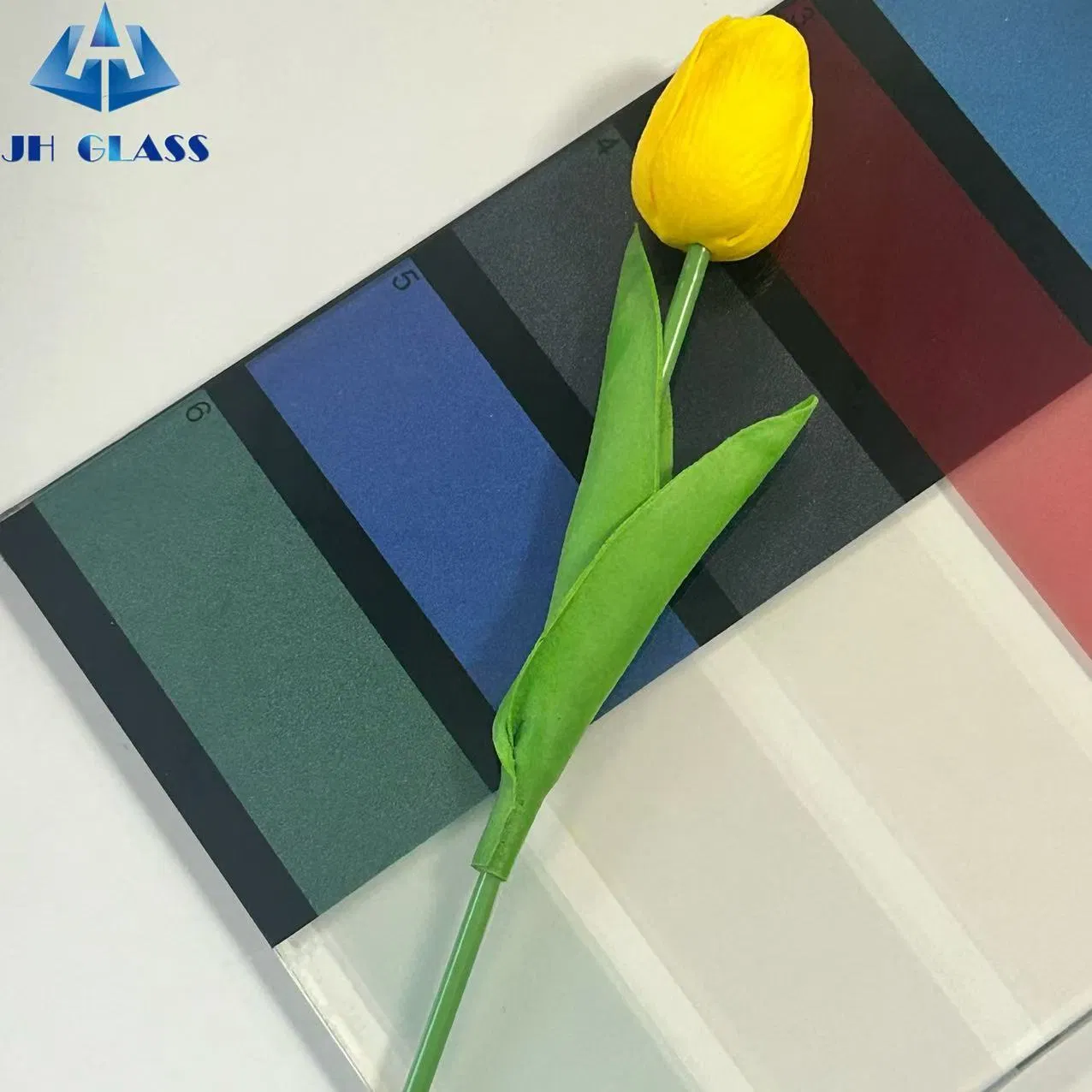 Stylish Patterned Silk Screen Glass Solutions with Smooth Edge Suitable for Furniture Surfaces & Residential Entry Doors