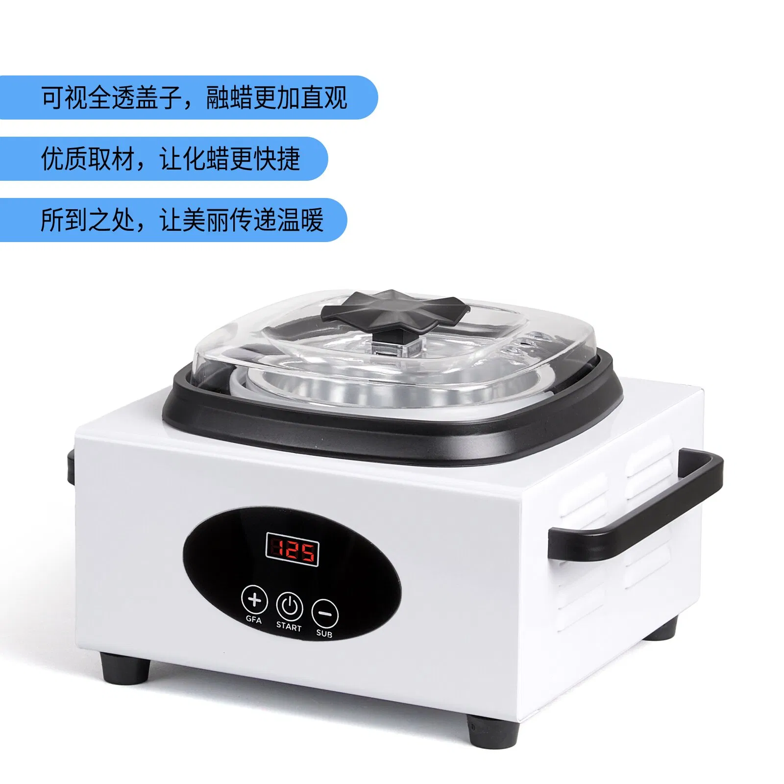 Professional Digital Display Small Single Burner Hair Removal Wax Warmer