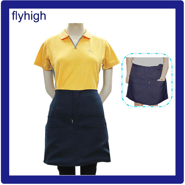 Half Size Polyester Material Customized Logo Chef Cooking Apron