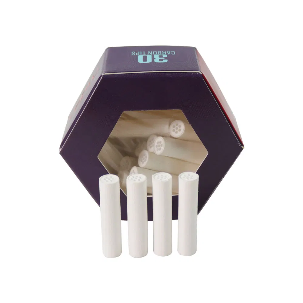 Eco-Friendly Natural Shisha Smoking Tips with Activated Carbon Filters