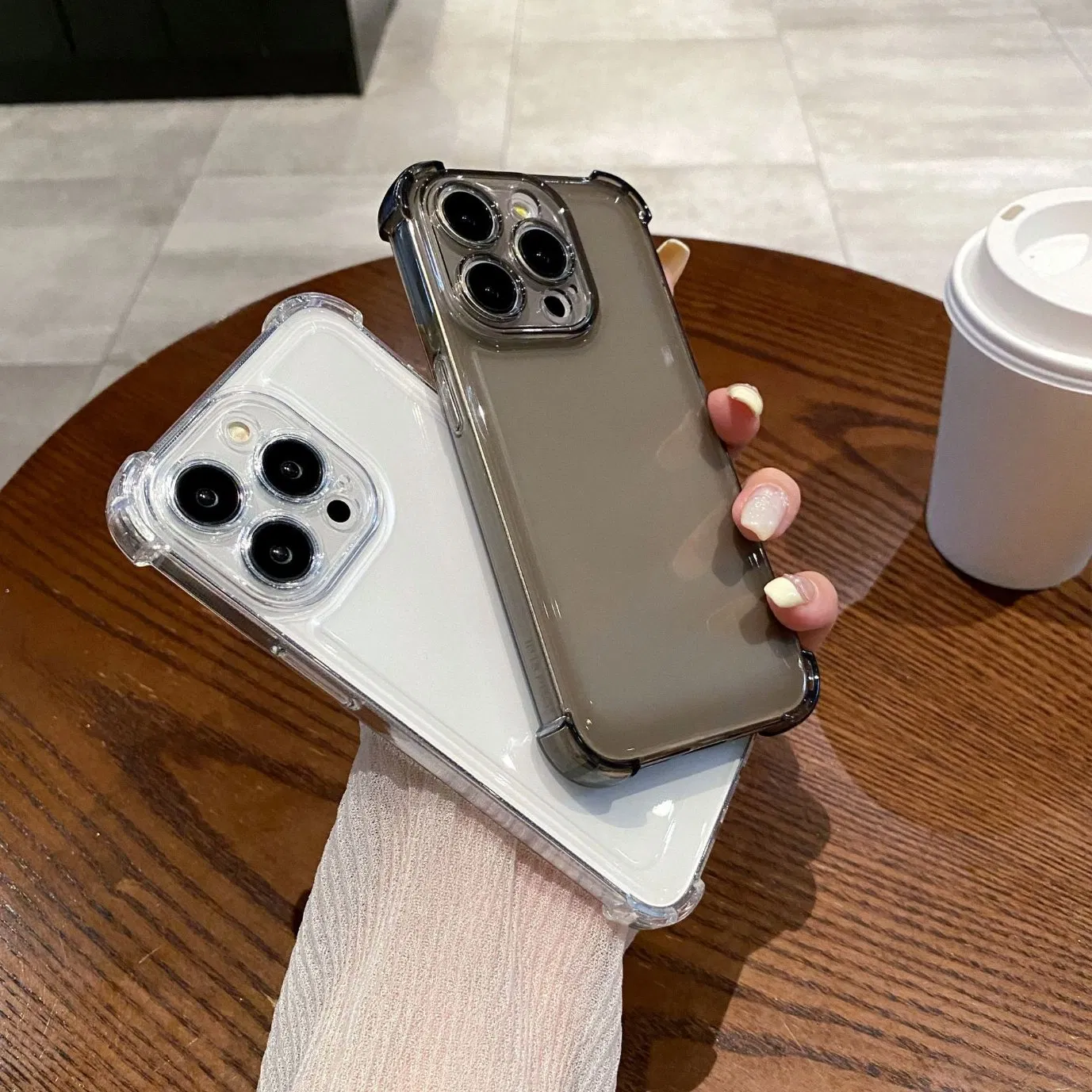 Прозрачный ударопрочный чехол для iPhone