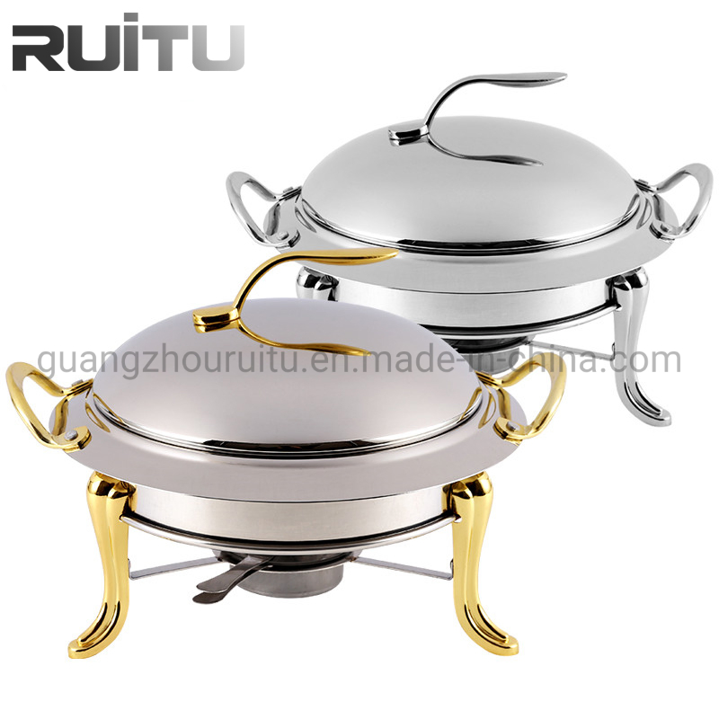 Other Hotel & Restaurant Supplies High Standard Qualit Hot Chef Pots Stainless Steel 1.8L Mini Fuel Chafing Dish Food Warmer Hot Pot Stove for Serving Food