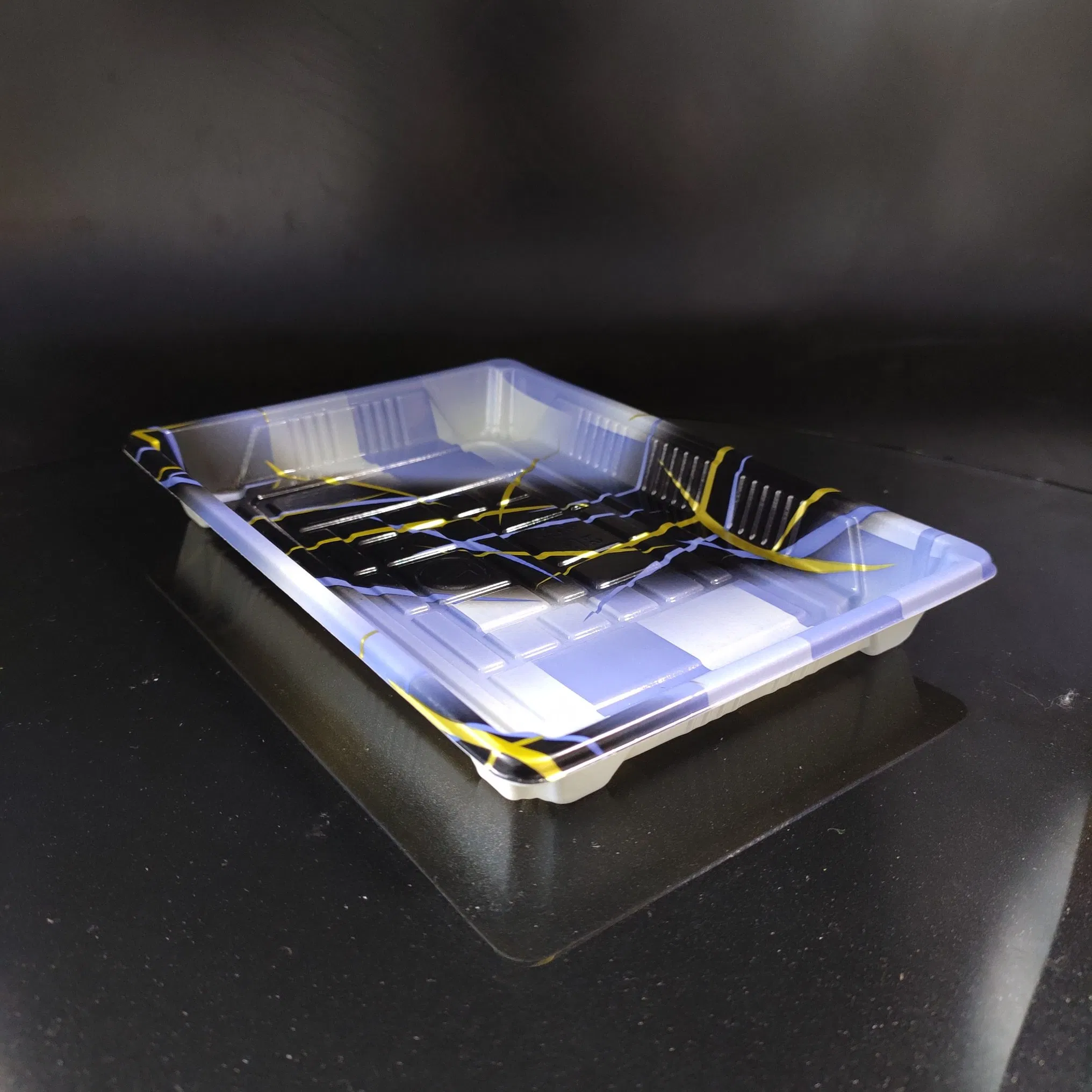 Disposable Plastic Prepared Food Sushi Packaging Container Tray