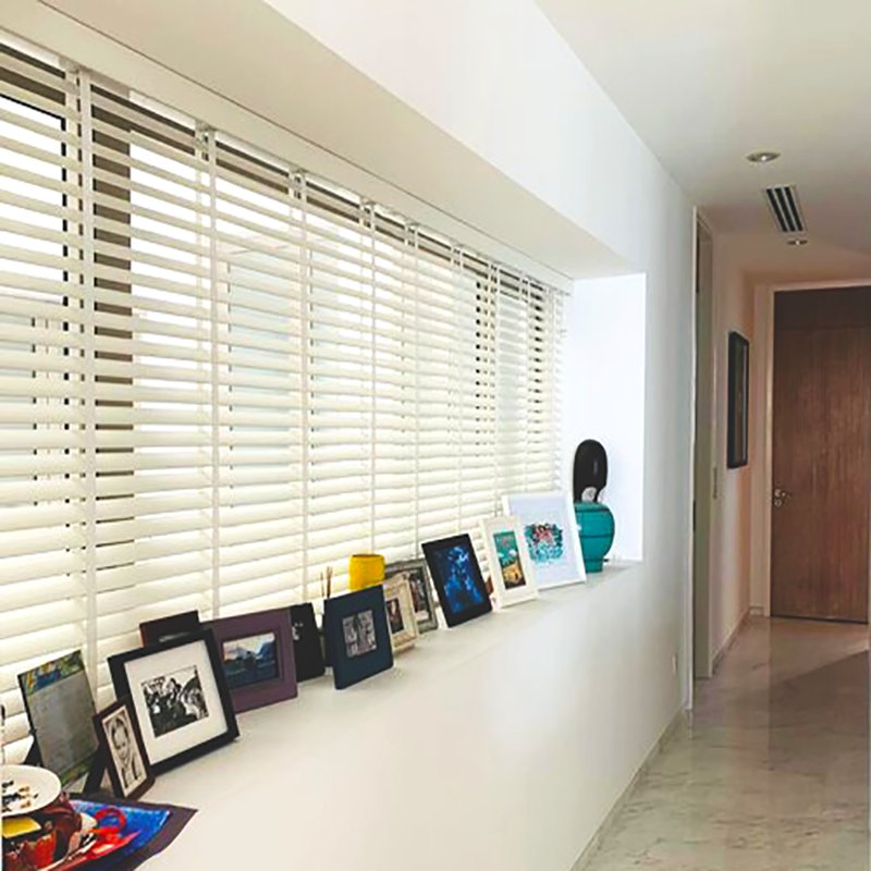 High Quality PVC Faux Wood Blinds OEM Factory