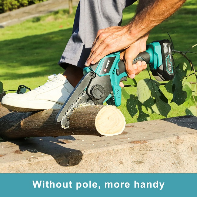 Liangye Cordless Branch Pruning Tools 20V Battery Pole Chain Saw