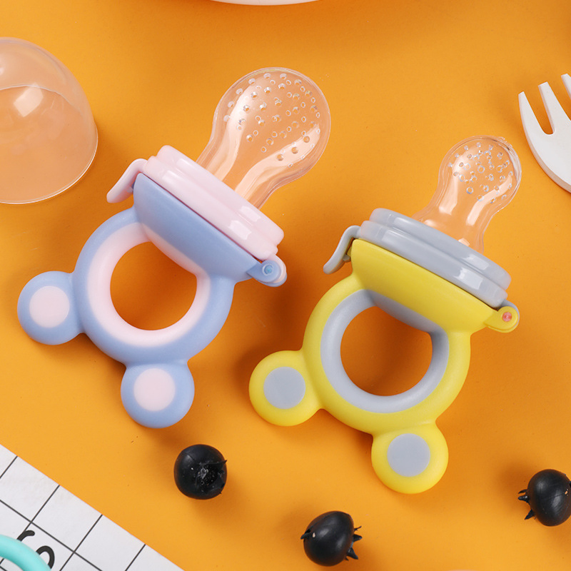 Fresh Food Nibbler Baby Pacifiers Feeder Kids Fruit Feeder Nipples Feeding Safe Baby Supplies Nipple Teat Pacifier Bottles