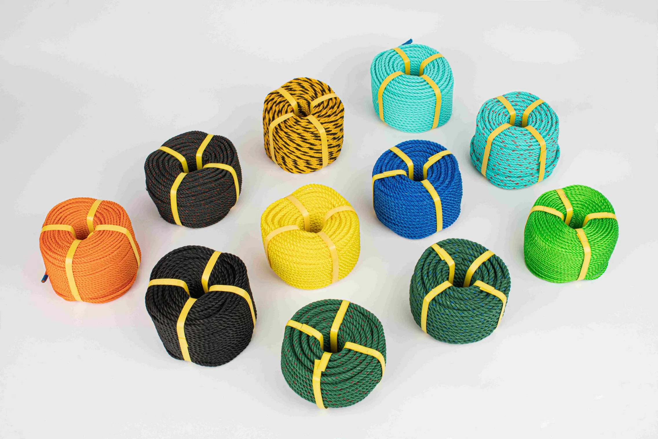 3 Strand Twist Polypropylene /Polyethylene Plastic Product Rope /Yarns