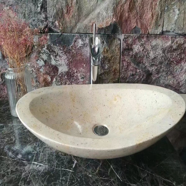 Раковина для ванной из натурального камня