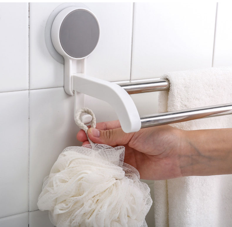 Настенная полка для ванной с держателем для полотенец