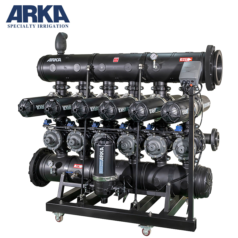 Автоматический дисковый фильтр ARKA F406-8 для промышленной очистки воды