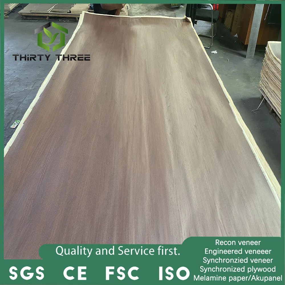 Chinese 1250mm*2500mm/1260mm*2500mm Laminated Veneer Paper Synchronized Veneer Paper for Indoor Decoration