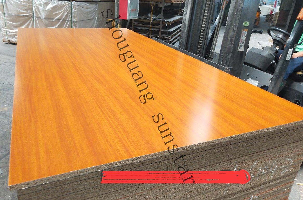 15-18mm High Quality Melamine Faced Particle Board for Furniture