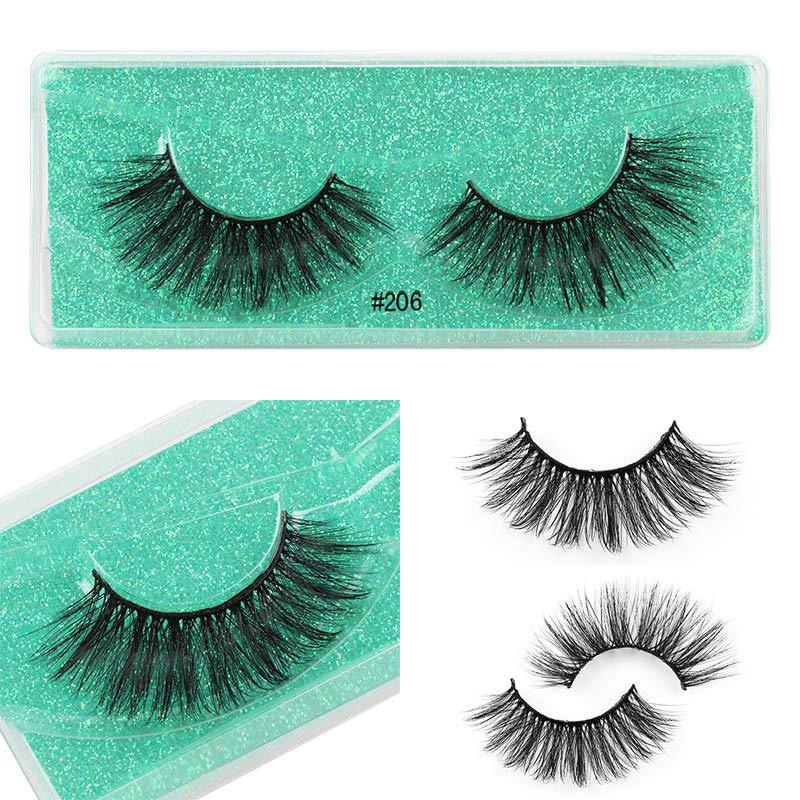 Customized Label False Lashes 3D Mink Eyelashes for Daily Use