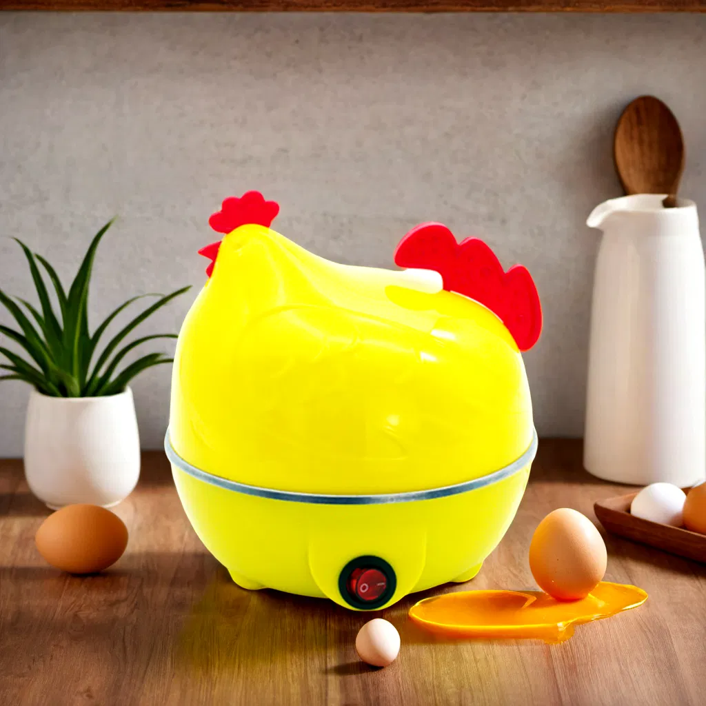Compact Electric Egg Cooker with Safety Automatic Features Included