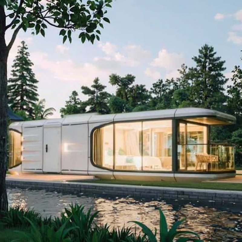 Casa Prefabricada Modular Capsule Hotel Container House