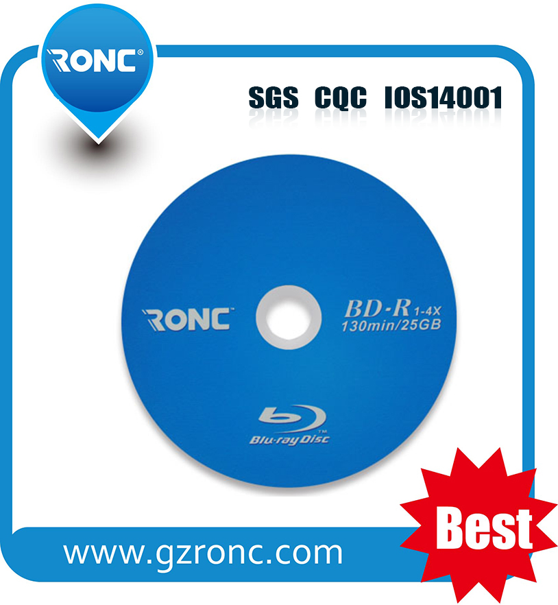 Blu-ray диск 25GB для печати, 1X-6X, оптом
