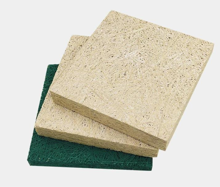 Acoustic Decorative Fiber Wood Wool Cement Ceiling Concrete Board