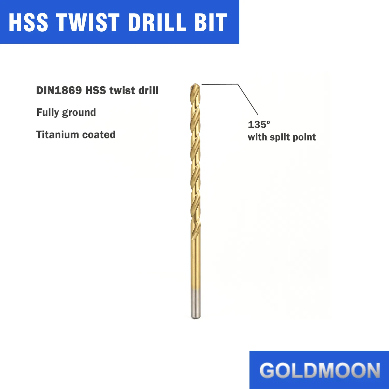 Goldmoon 2022 New Customized All Are Available China Cutting Tools Drill Sizes Bit