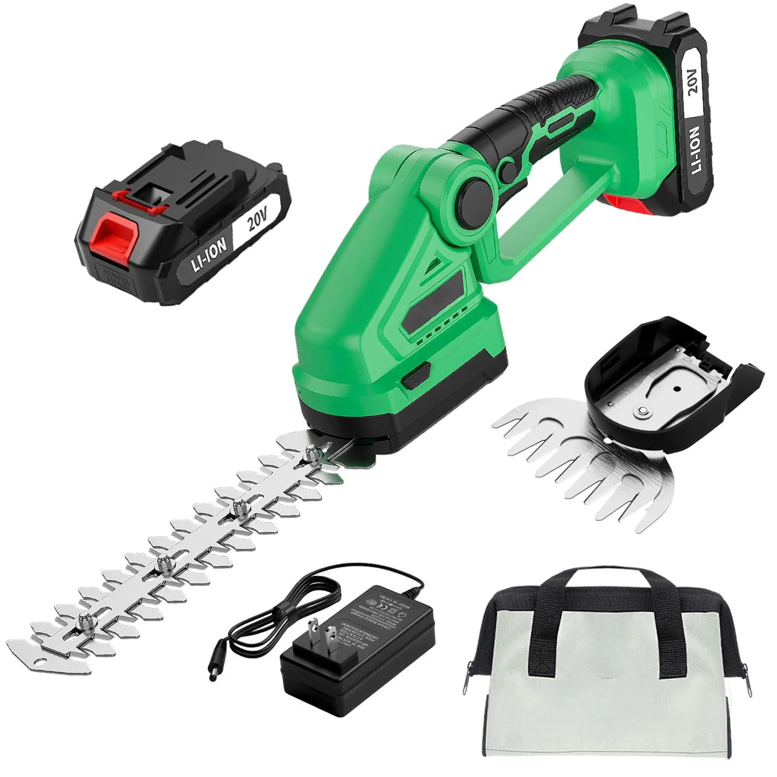 20V Cordless Hedge Trimemer, 2 in 1 Cutting Mode, Power Tools for Garden, Support OEM/ODM