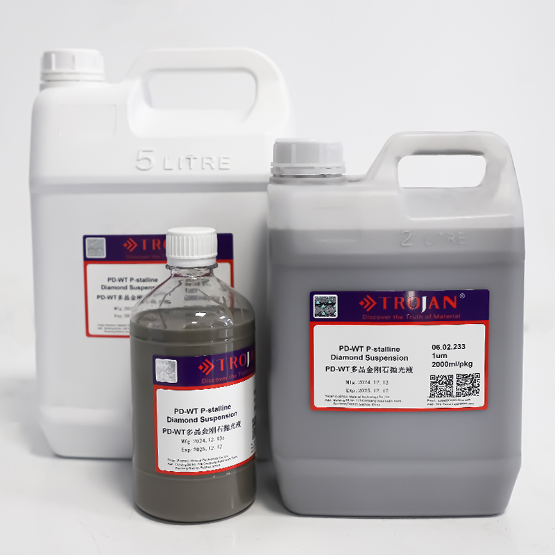 Pd-W 1um Polycrystalline Diamond Suspension Water-Base Diamond Suspension