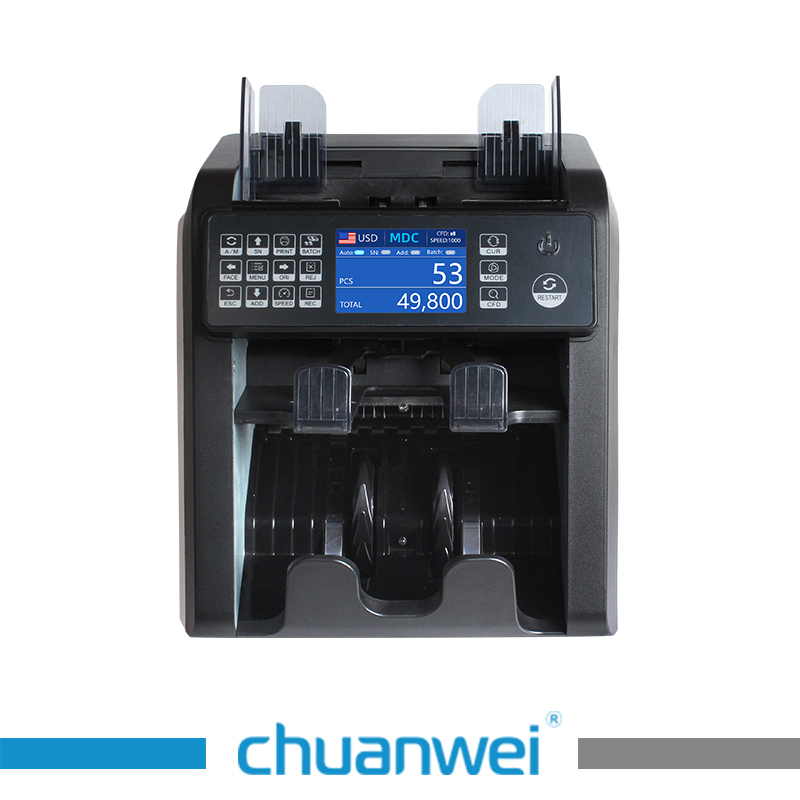 Bill Counter Mix Value Banknote Value Counter Banknote Counter Bill Counter Sorter Cashing Counting Currency Counters with Serial Number Printing