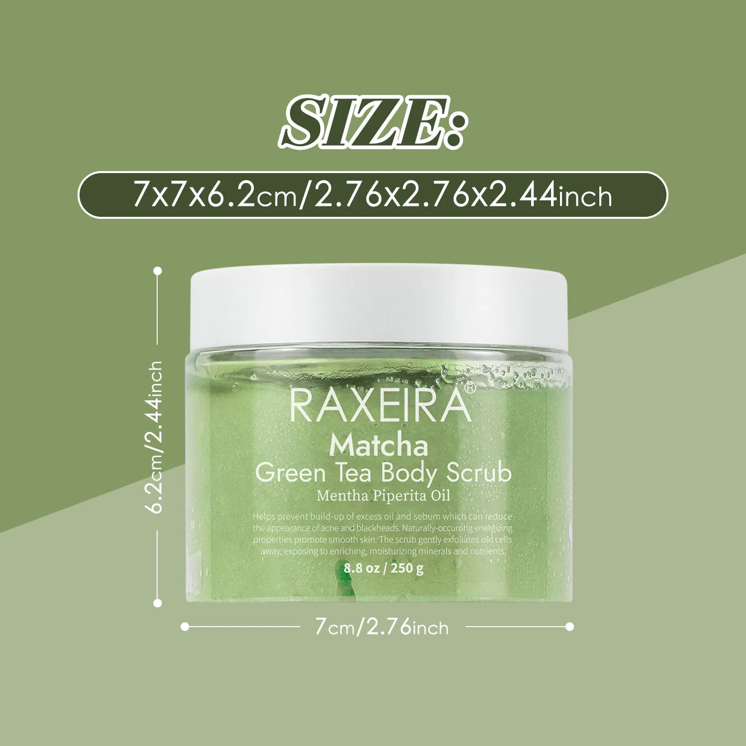 Private Label Anti Cellulosic Skin Exfoliating Care Combination Body Scrub