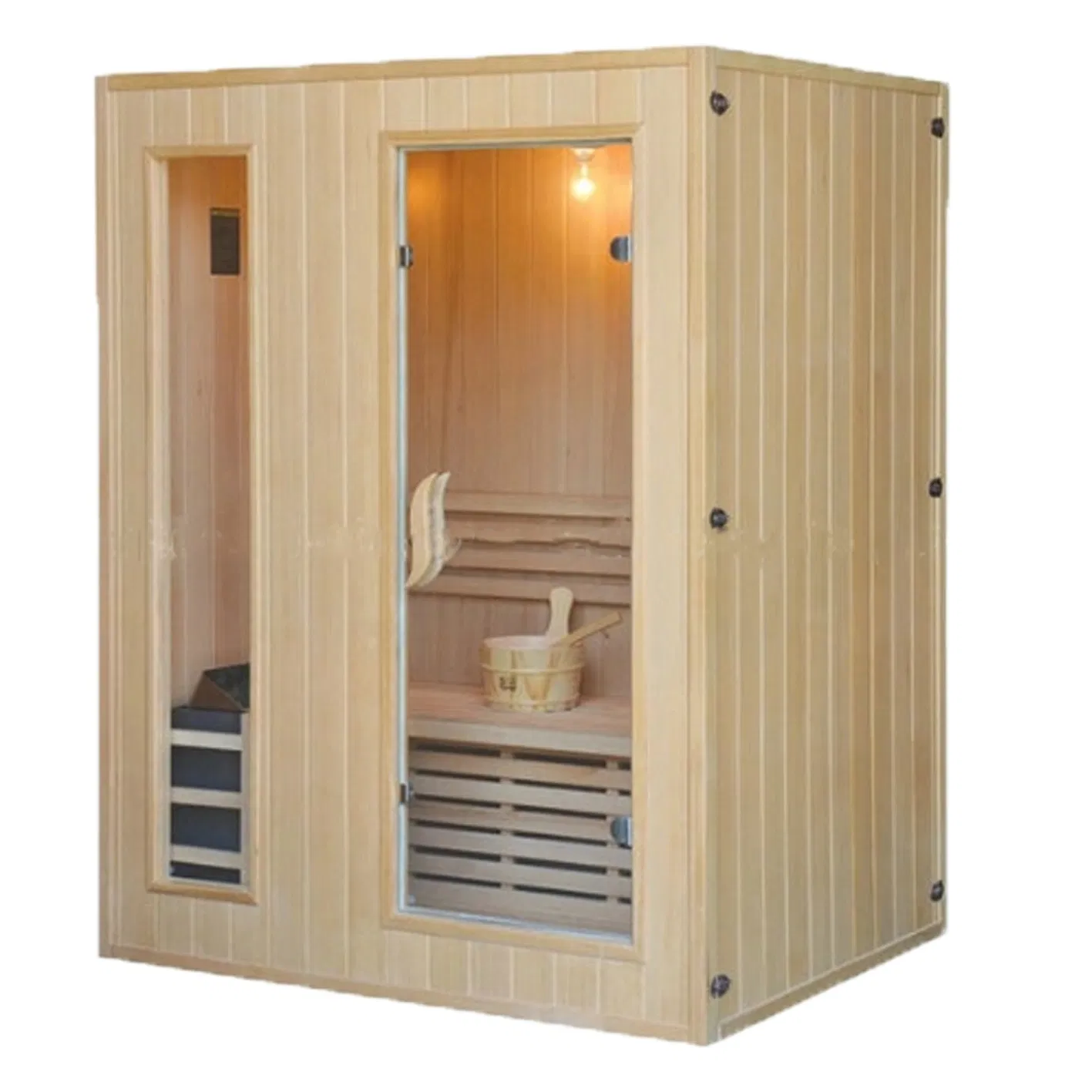 2023 Hot Sale Wood Wall Panel Sauna Steam for Indoor