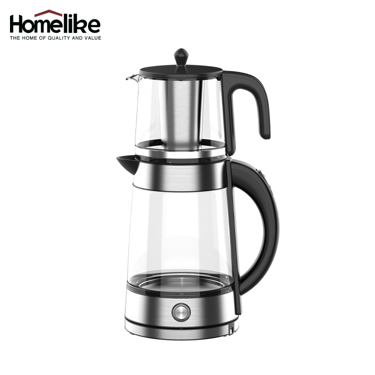Coffee and Tea Machine Turkish 1.7L Glass Electric Tea Maker