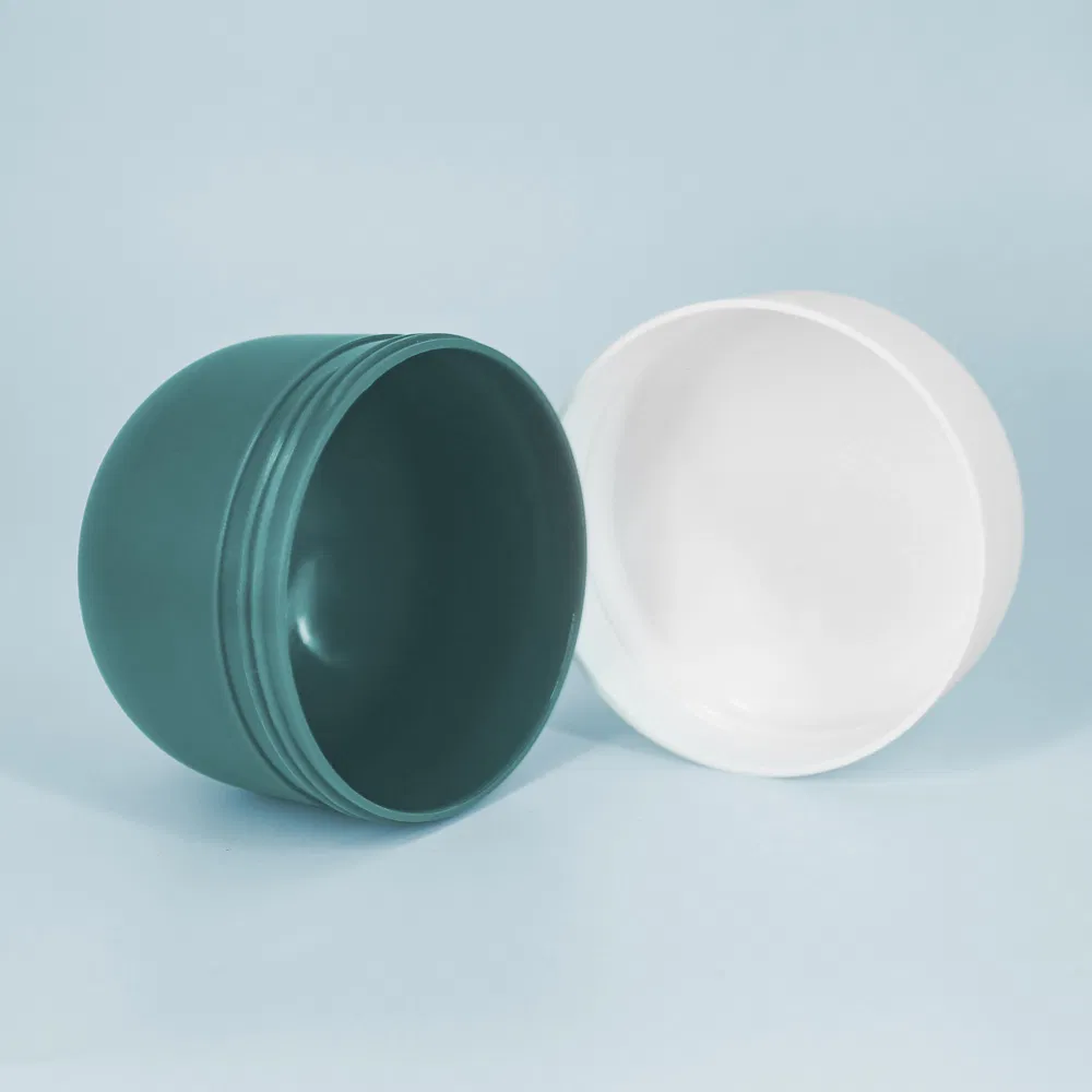 Wholesale Custom Plastic 250g 300g Round Cosmetic Container Body Butter Jars for Skincare Scrub Face Hand Eye Cream Hair Conditioner Packaging