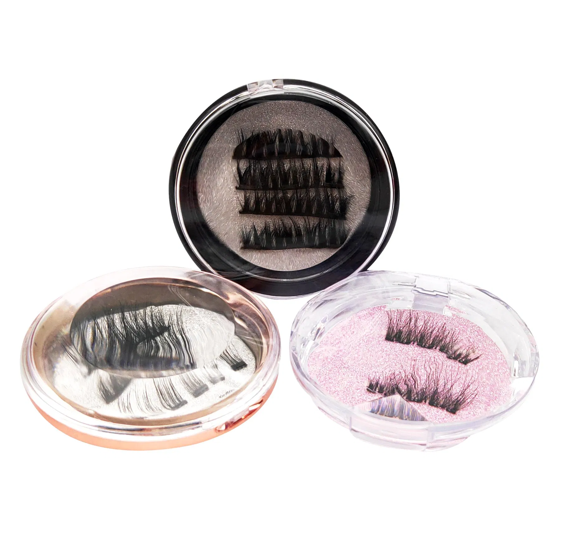 False Eyelashes, Natural 3D Mink Eyelashes Faux Fluffy Lashes for Makeup