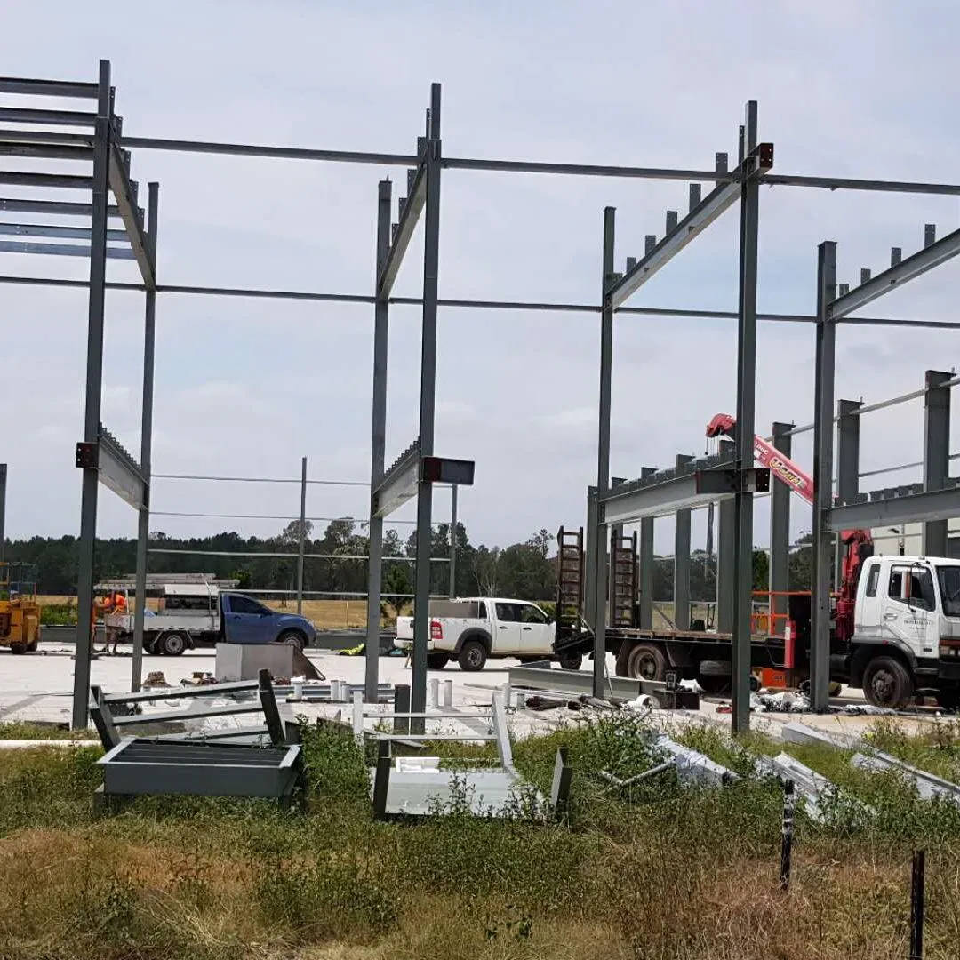 Hot & Cold Galvanized Steel Column & Beam Steel Structure