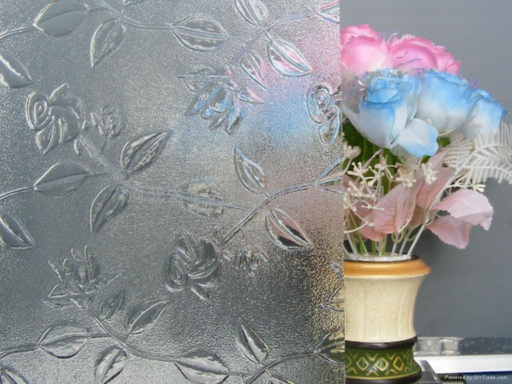 4/5mm Clear or Tinted Patterned Glass /Rolled Glass/Figured Nile Glass for Decoration