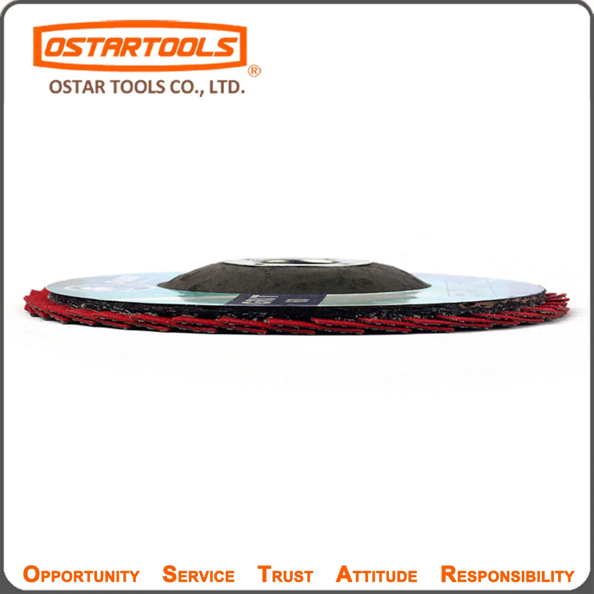 Premium Red Cloth DOT Pattern Diamond Flap Disc with Fiberglass Base