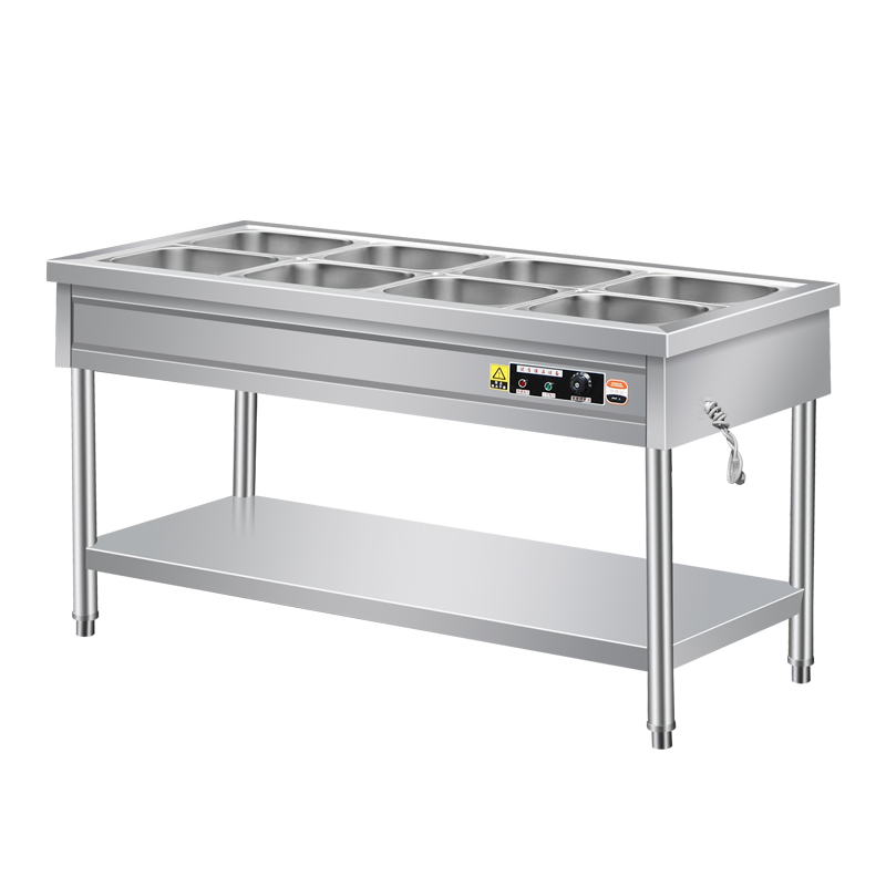 Six Compartments, Eleven Boxes Commercial Electric Heating and Insulation Table