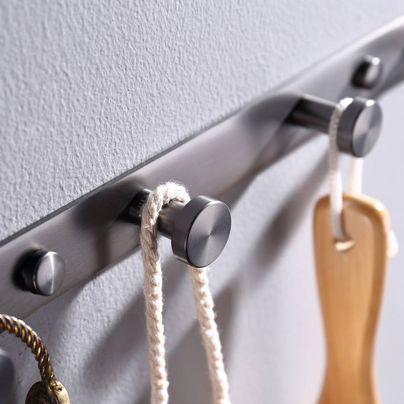 Настенная вешалка из нержавеющей стали для прихожей