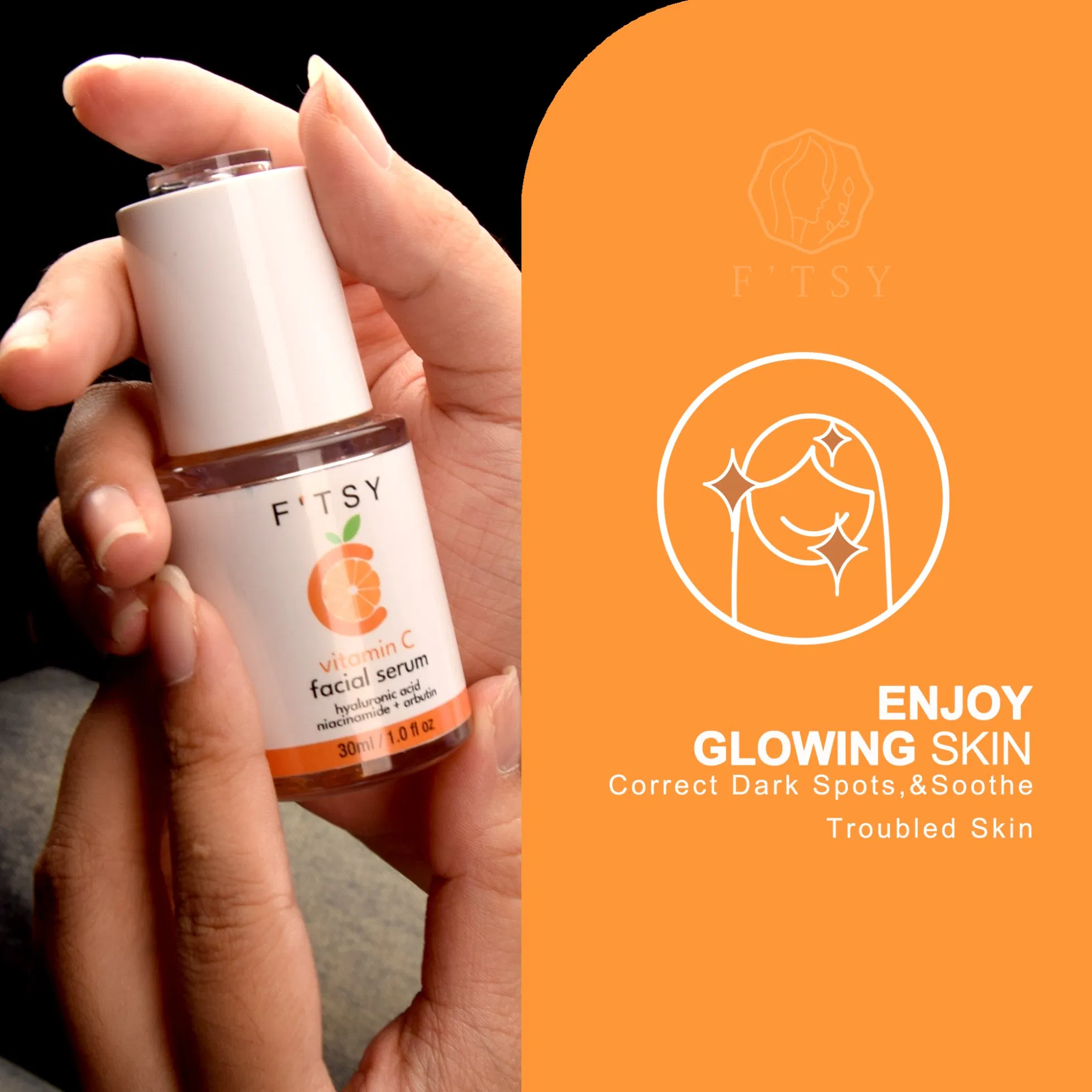 Skincare Face Antioxidant Serum Moisturizing Whitening Vitamin C Serum