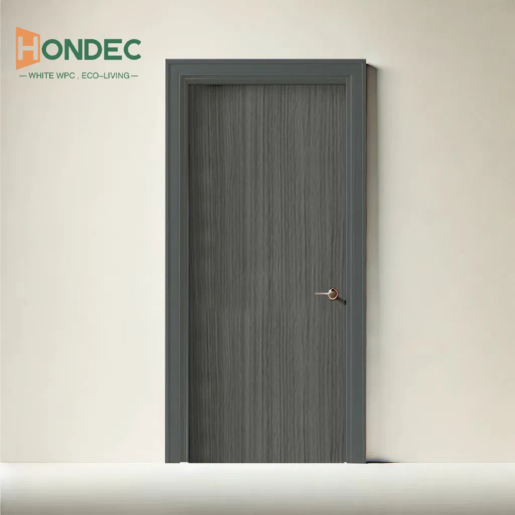 Factory-Customized Medium-Density Wood Solid Waterproof and Fireproof PVC WPC Door Are Suitable for Bedrooms, Kitchens, Bathrooms and Hotels