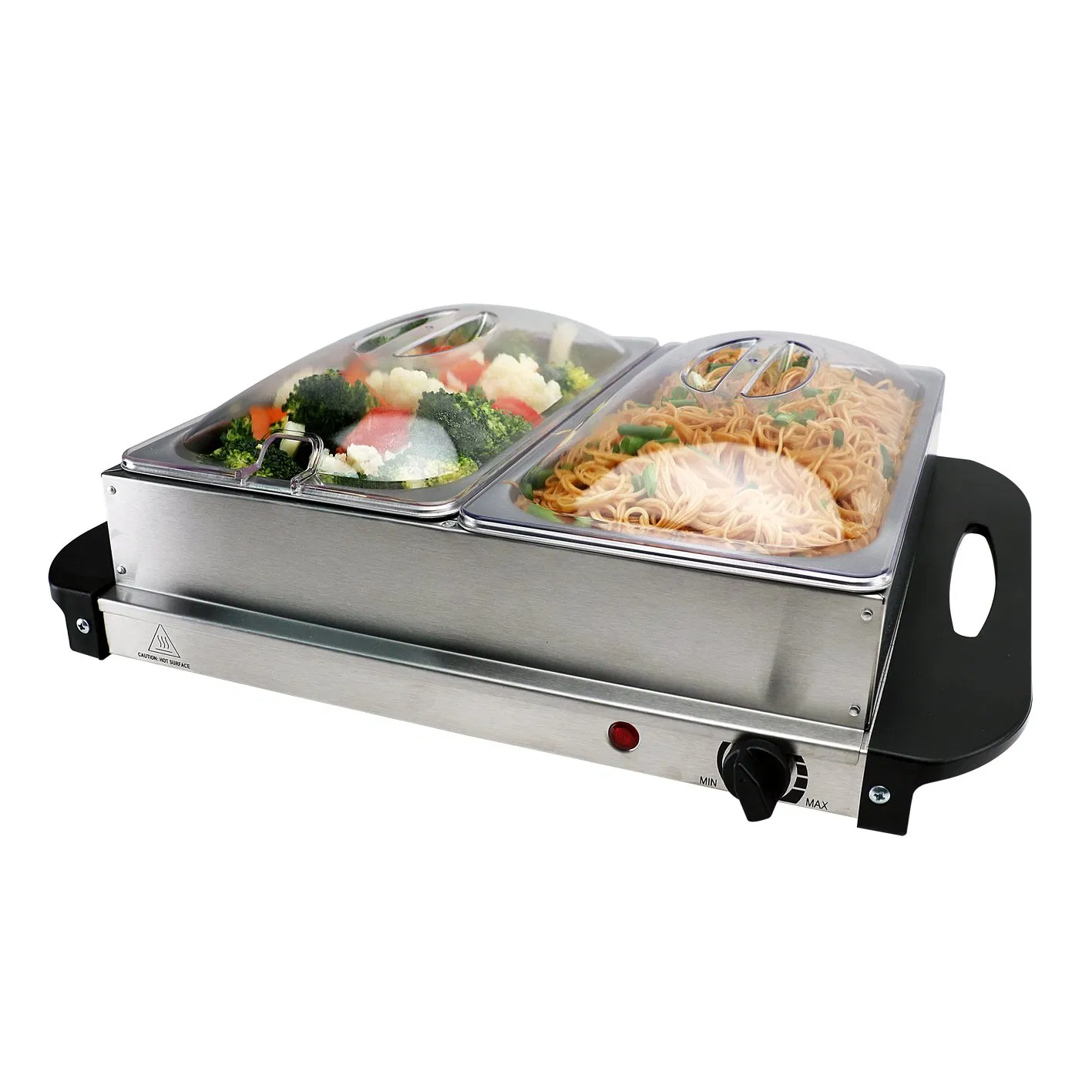 Stainless Steel Rectangular Hotpot Buffet Chafer with Welded Frame Food Warmers