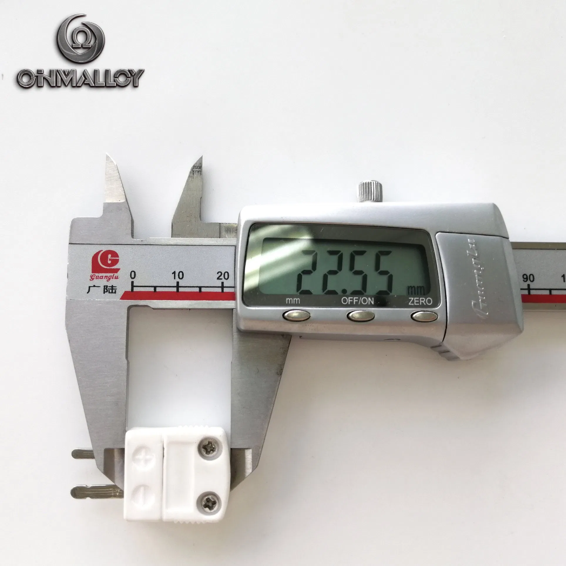 Male Jack K Type Ceramic 500c Thermocouple Connector Fast Response High Accuracy