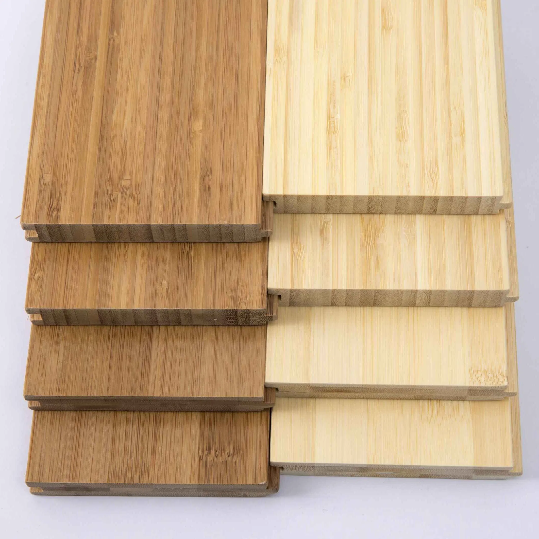 Premium Quality Solid Bamboo Flooring Vertical Horizontal Carbonized Eco-Friendly Interior Floor