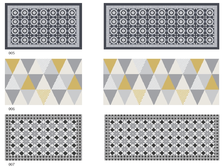 Waterproof Non-Slip Kitchen Mat Desk Mat Oil Proofed Home Mat