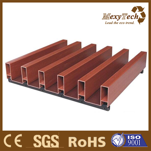Hotel Decoration Ceiling Plastic Wood Material Firesistance