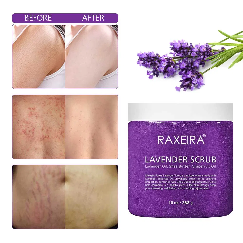 Hydrating and Nourishing Lavender Oil Body Scrub for Acne Prone