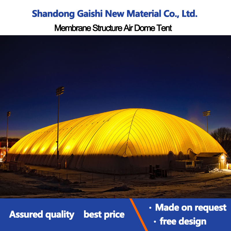 Waterproof Large Inflatable Sports Tent Membrane Structure Air Dome for Tennis Courts