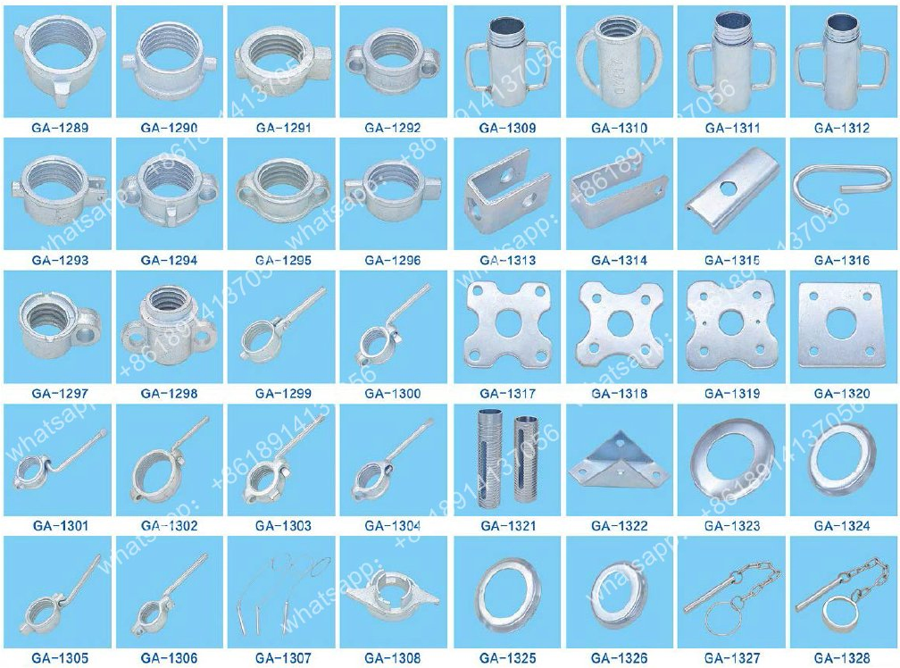 Safe Durable Galvanized Formwork Steel Tie Rod