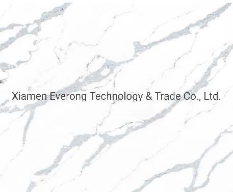 Promotion Price White Marble Quartz Stone Slab for Kitchen Countertops