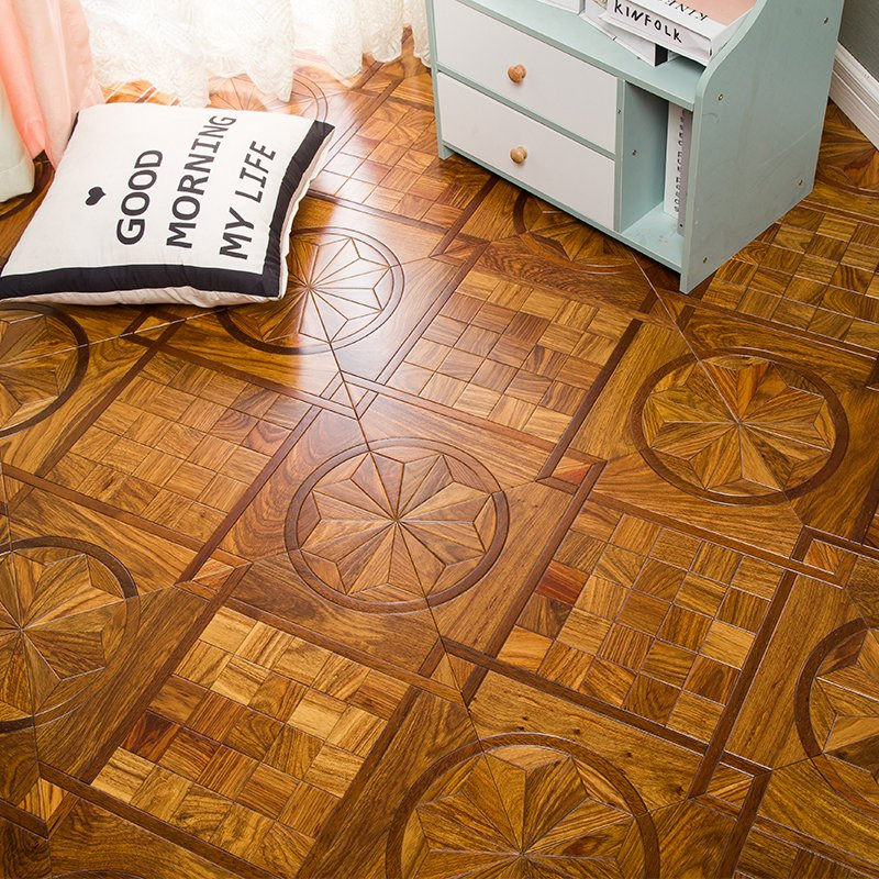 Итальянская ретро мозаика из дерева для пола
